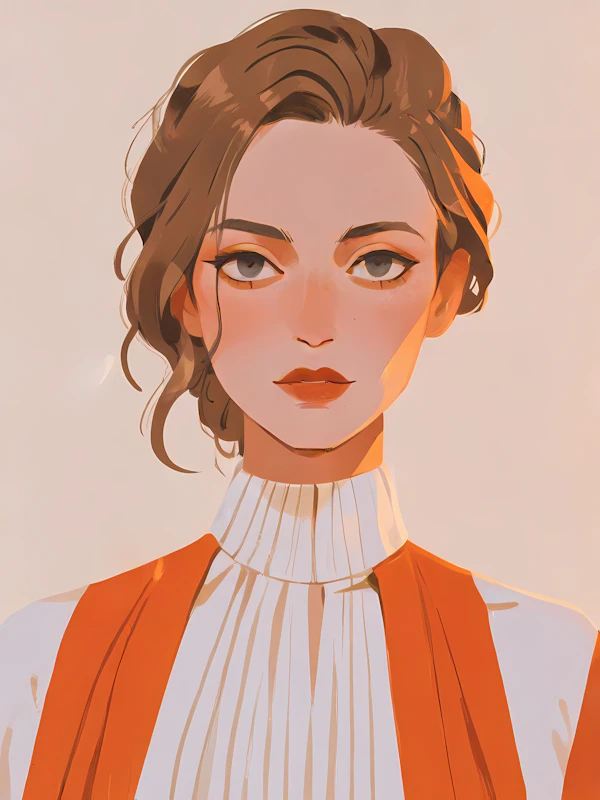Stylized Woman Illustration