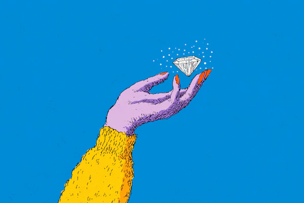 Hand Holding Diamond