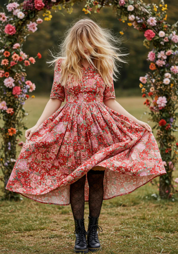 Floral Arch Portrait