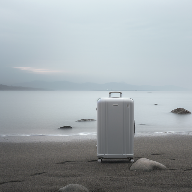 Solitary Voyage: The Silver Suitcase on the Shore