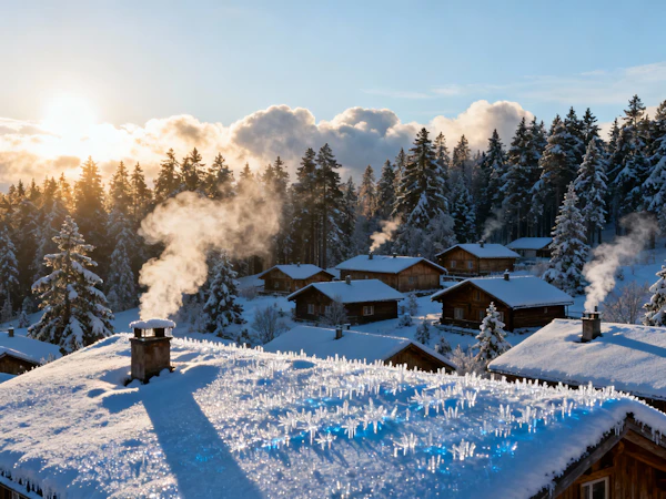 Winter Cabin Retreat