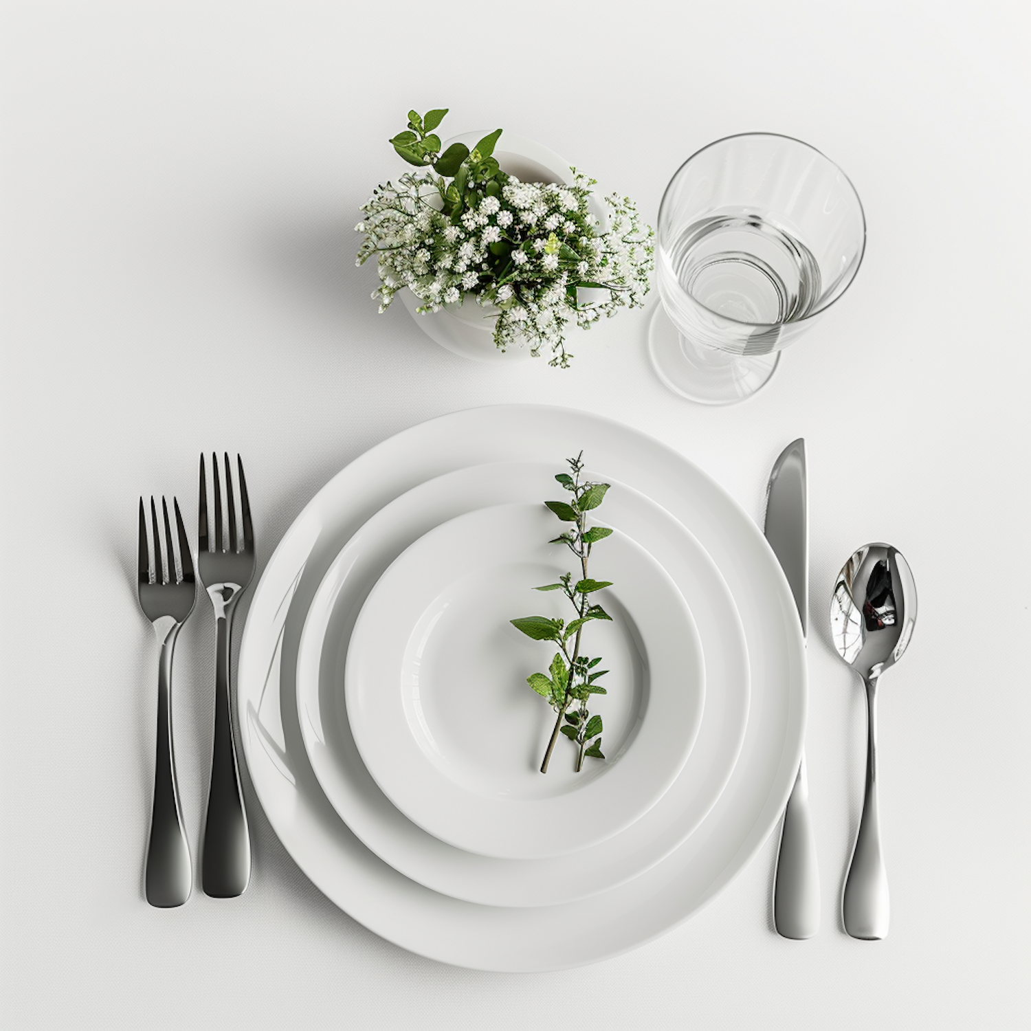 Minimalist Table Setting