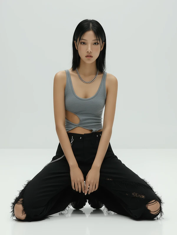 Minimalist Fashion Pose