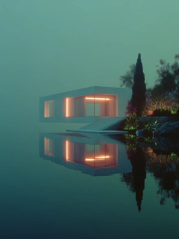Modern Lakeside Retreat