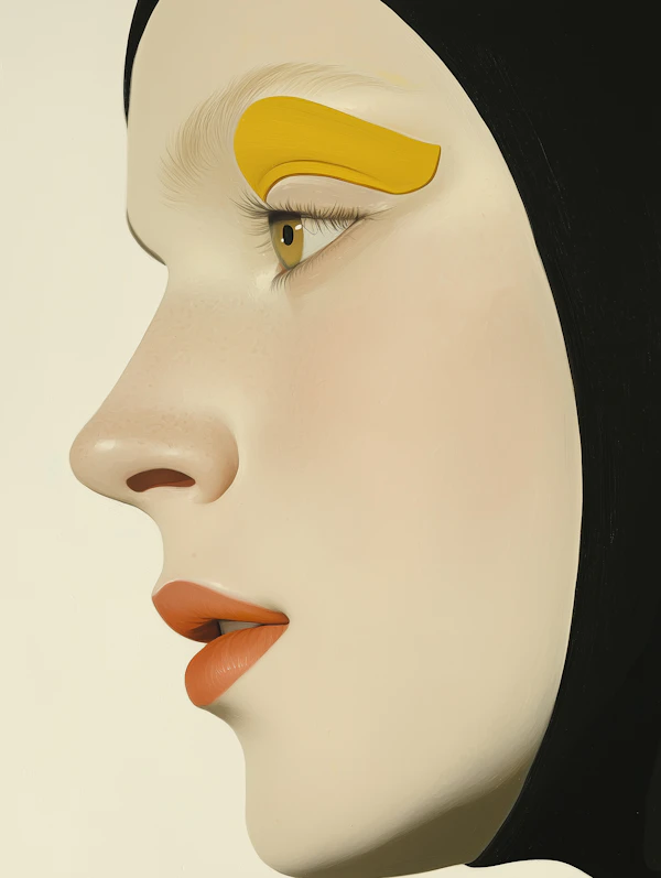 Stylized Profile Portrait