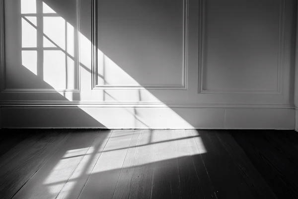 Minimalist Sunlit Room