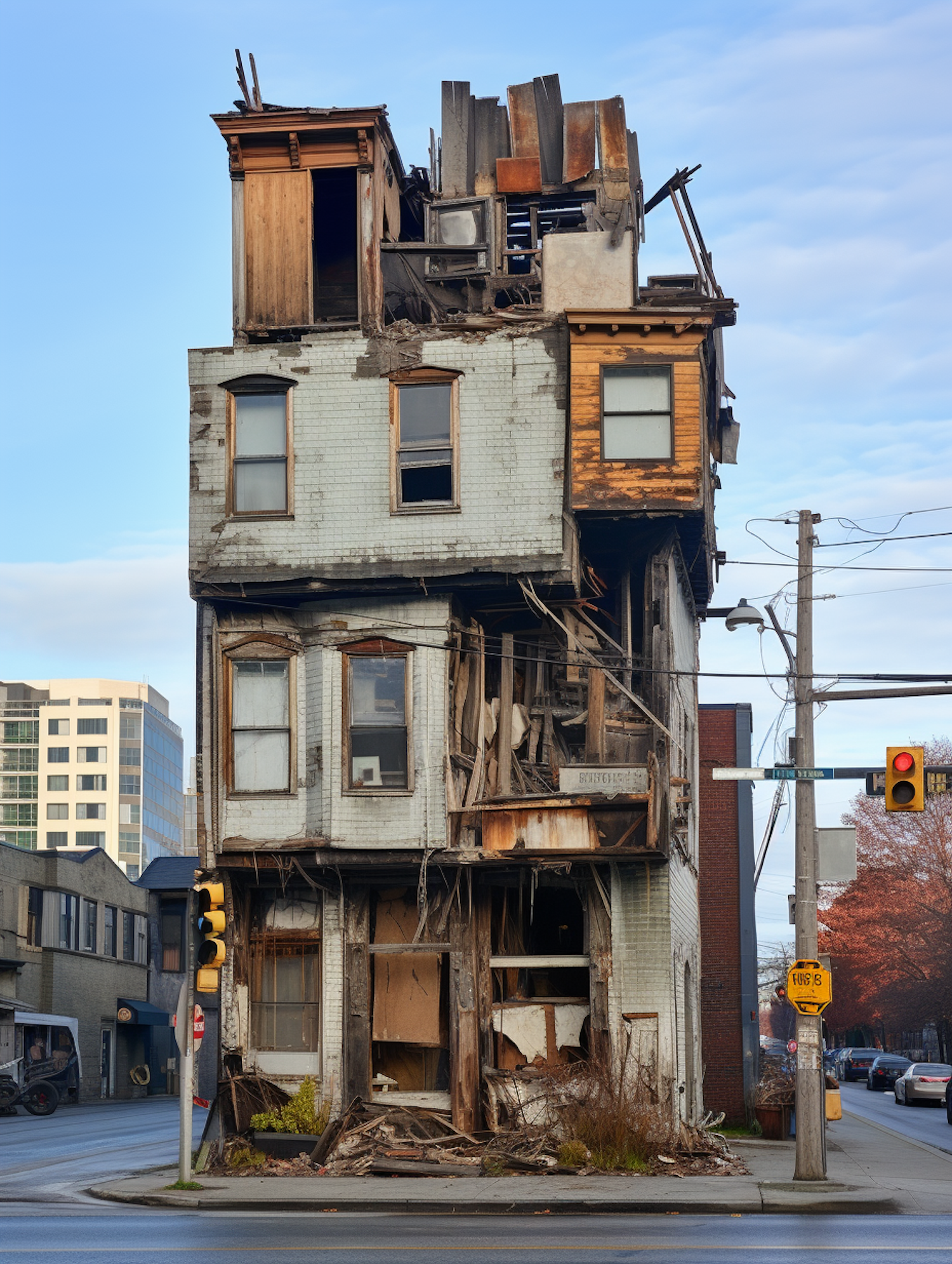 Urban Abandonment at the Corner of Memory Lane