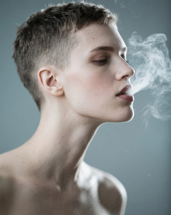 Artistic Smoke Portrait