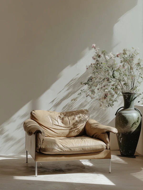 Cozy Sunlit Armchair