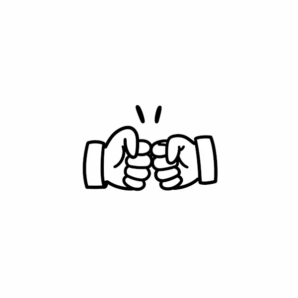 Fist Bump Illustration