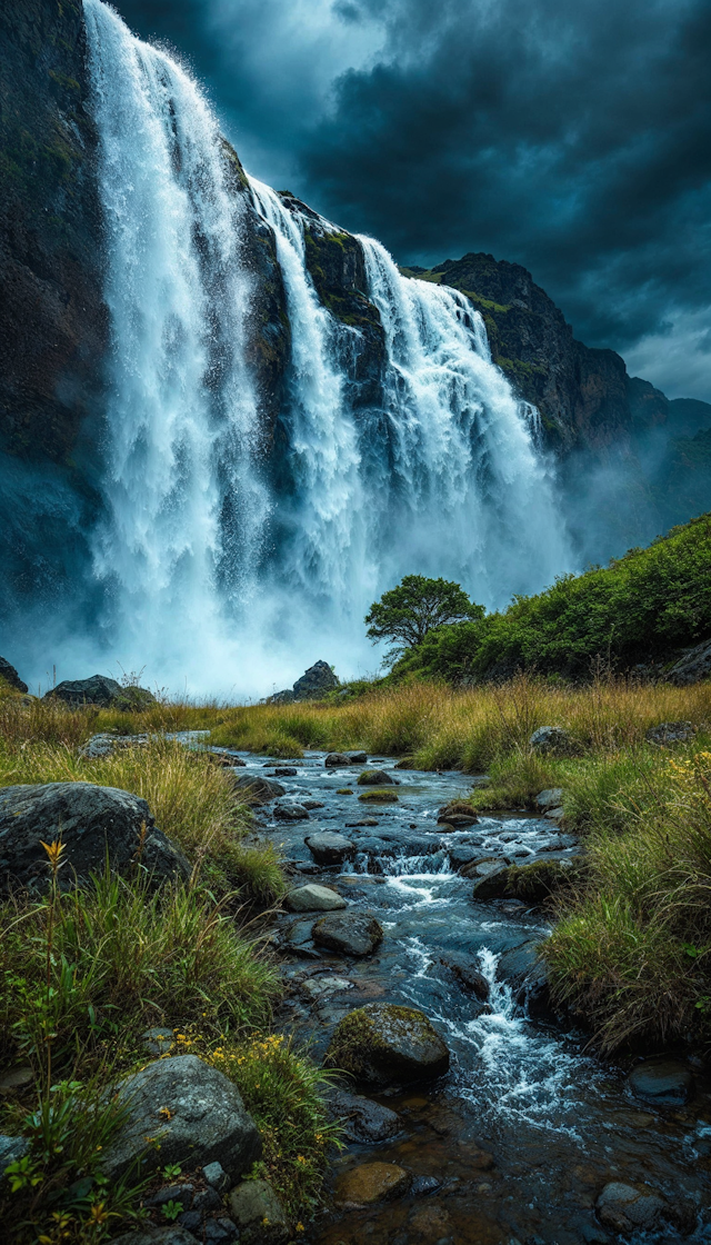 Majestic Waterfall