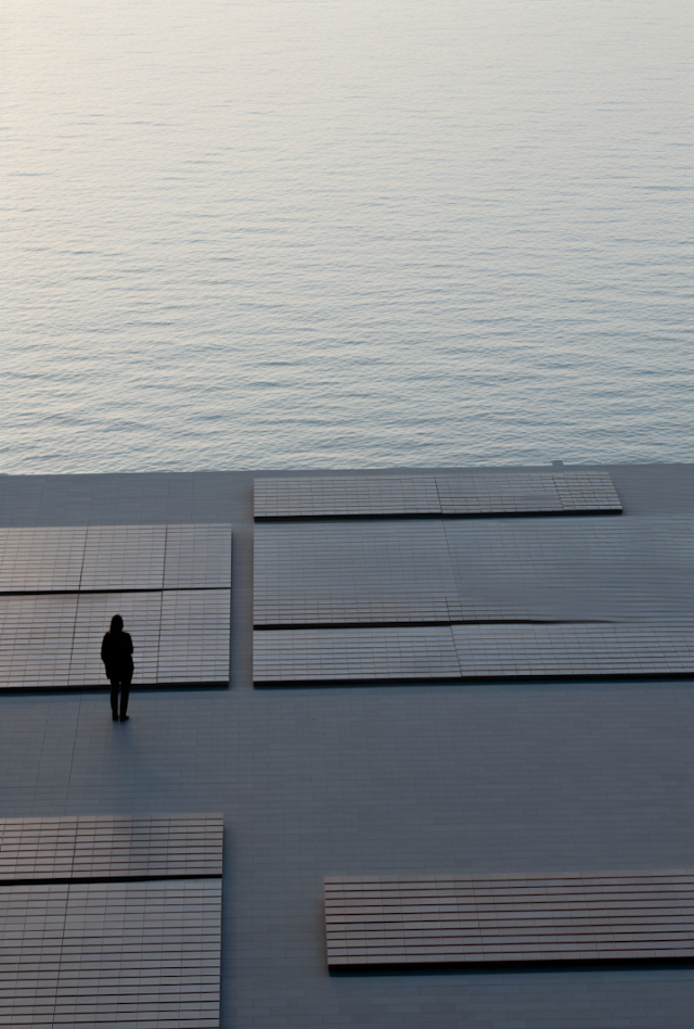 Contemplative Horizon at Dusk