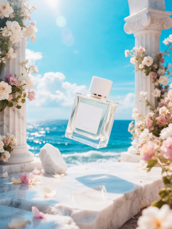 Elegant Perfume Display