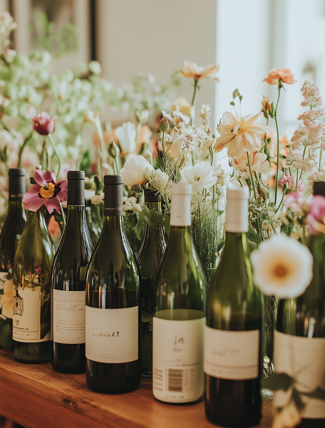 Wine and Flowers Celebration