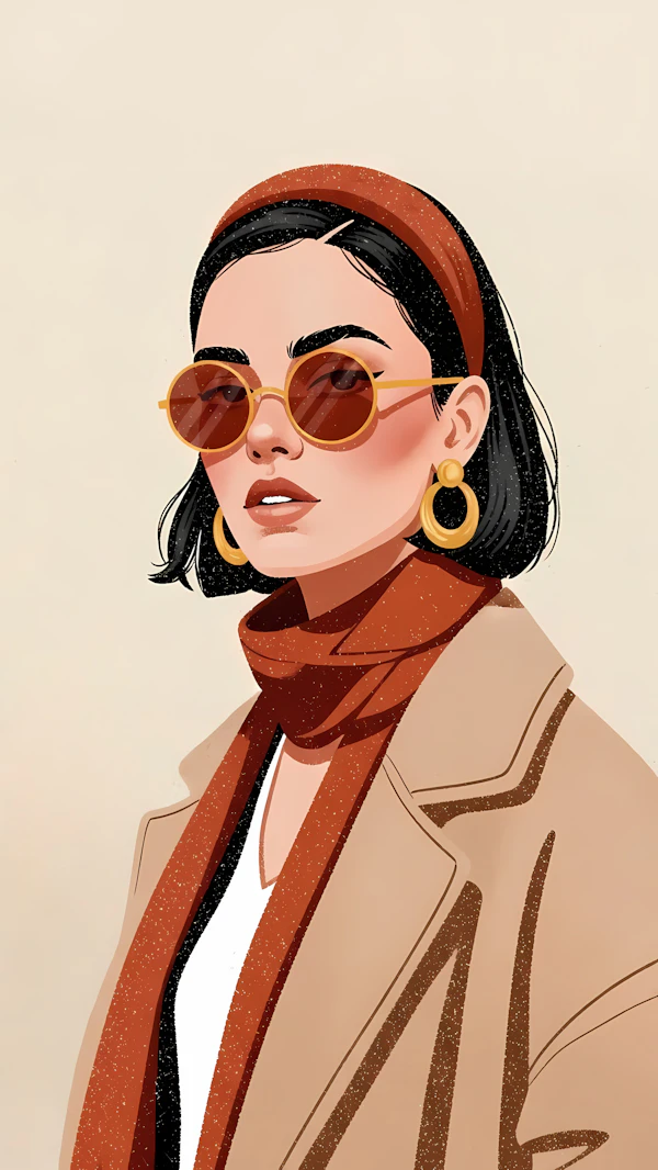 Stylish Woman Portrait