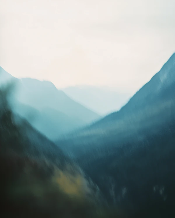 Dreamy Mountain Landscape