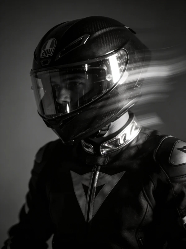 Futuristic Rider Portrait