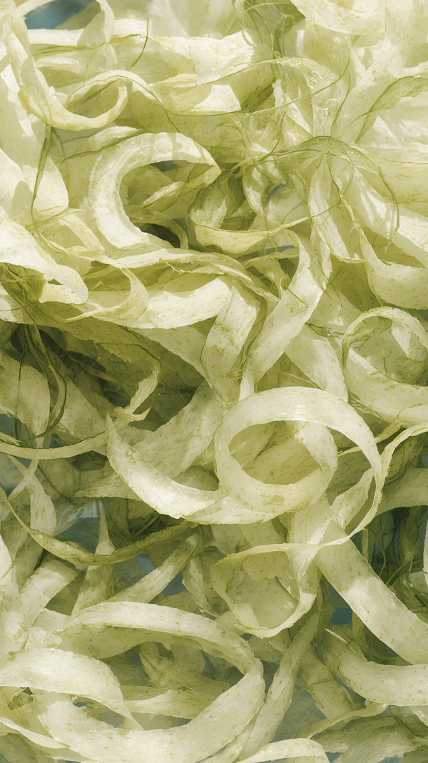 Green Strips Close-Up