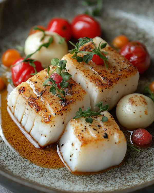 Seared Scallops Dish