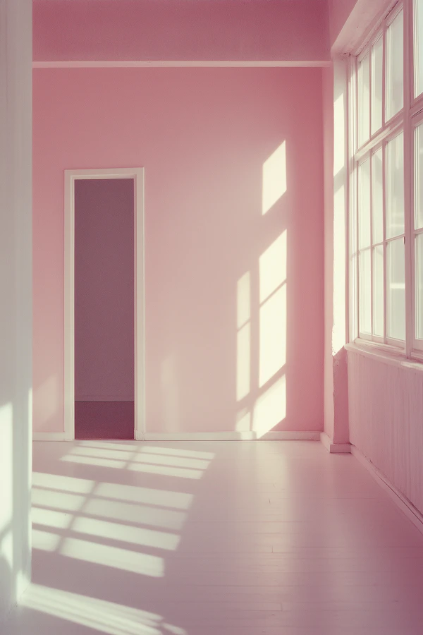 Minimalist Pink Room