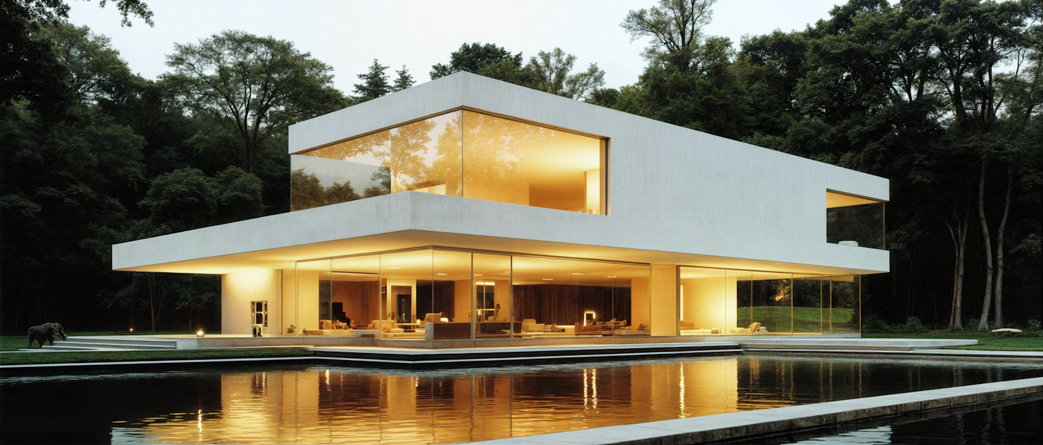 Modern Minimalist House by Water