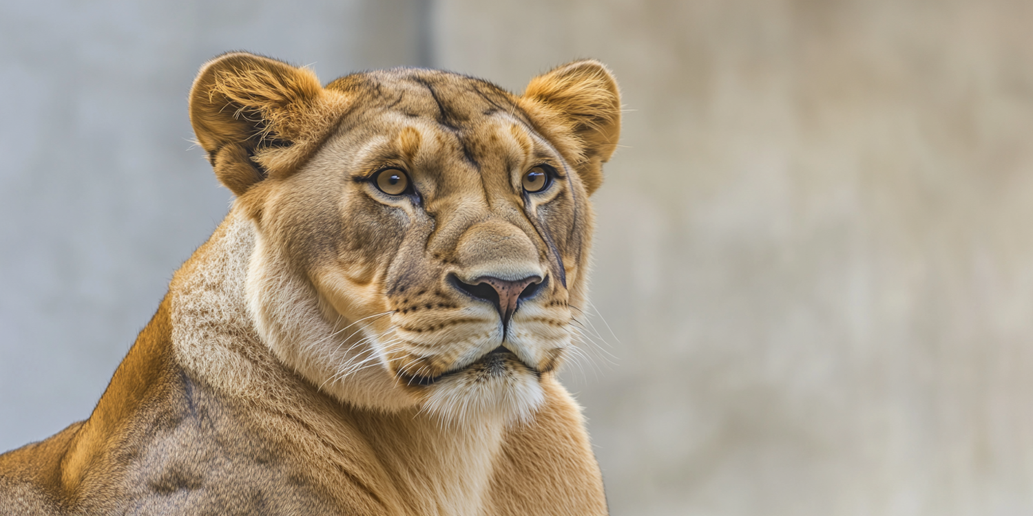 Majestic Lioness Close-up