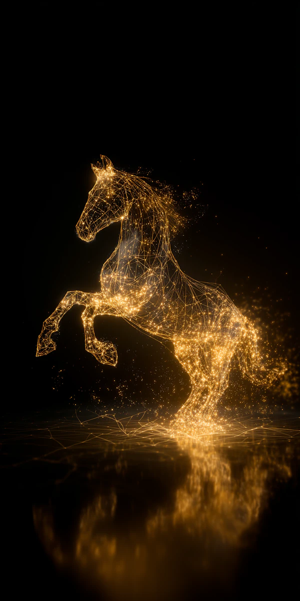 Golden Light Horse