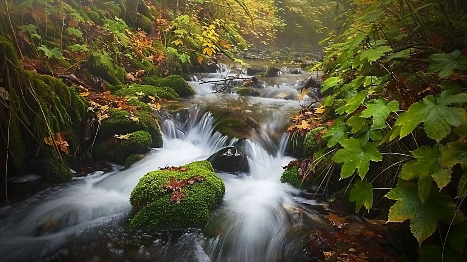 Serene Forest Stream