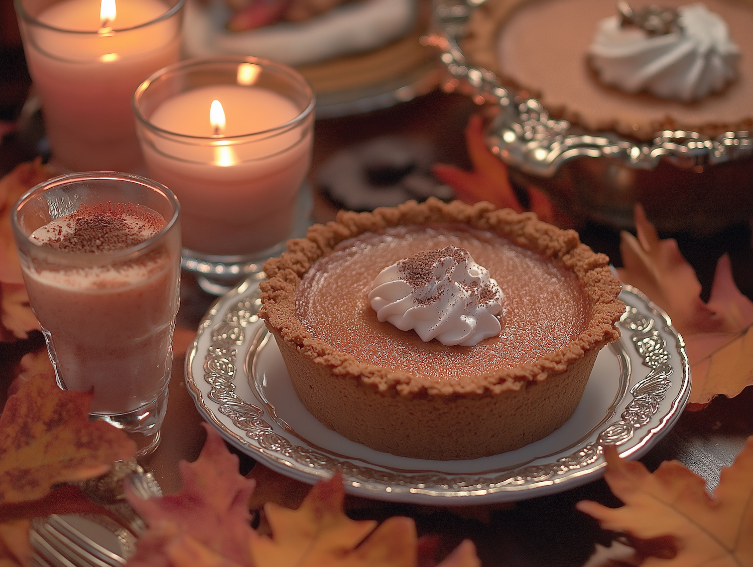 Autumn Dessert Setting