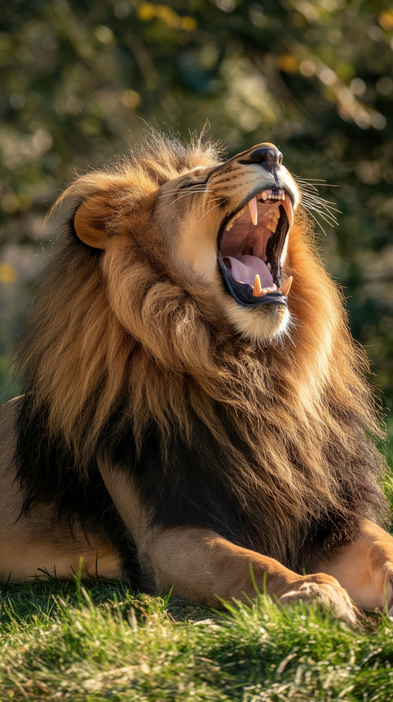 Majestic Roaring Lion