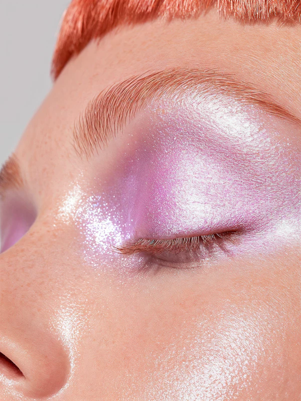 Shimmering Eye Close-Up
