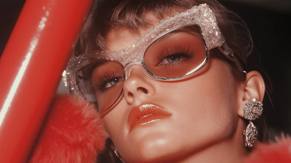 Glamorous Close-Up Portrait