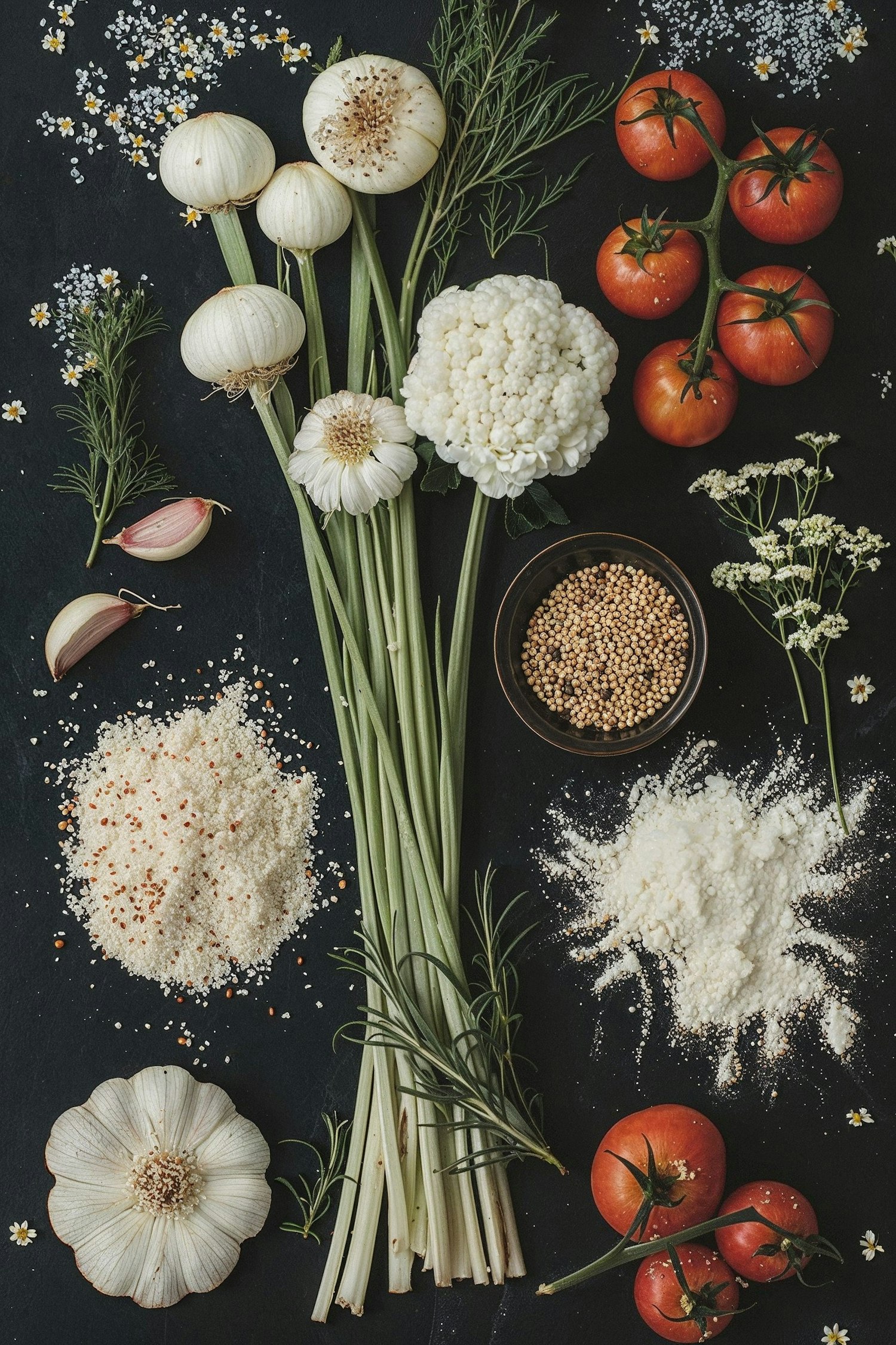 Fresh Produce and Grains Display