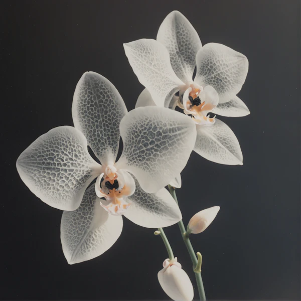 Elegant White Orchids