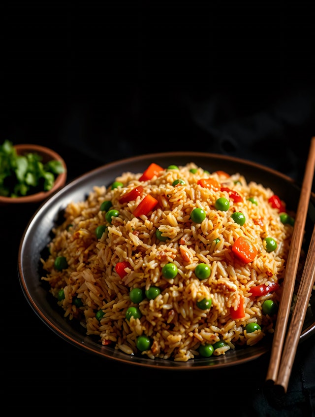 Close-up of Fried Rice