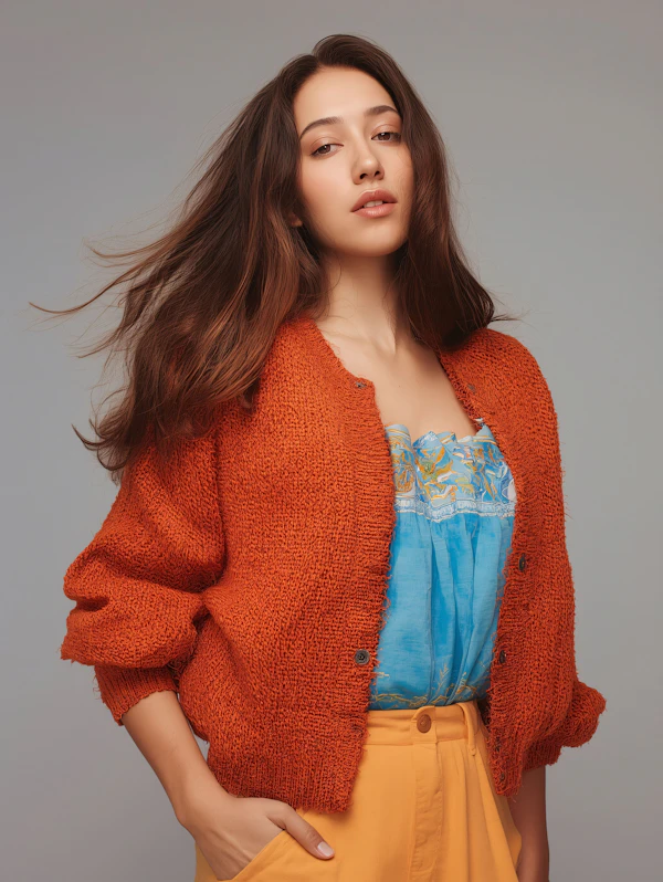 Stylish Woman Posing