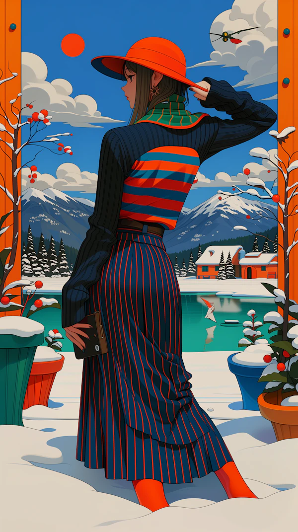 Winter Fashion Scene