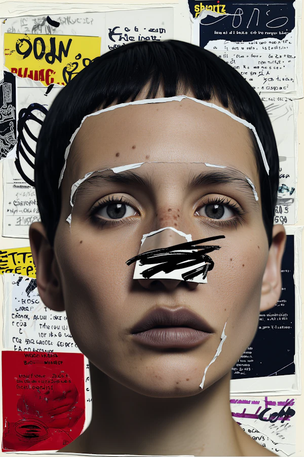 Artistic Face Collage