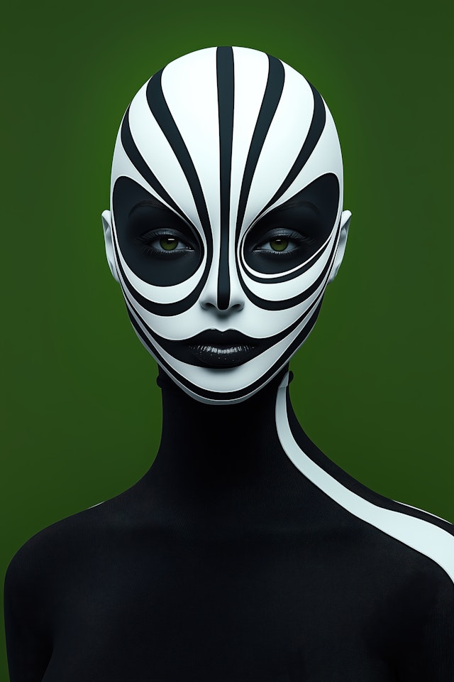 Futuristic Abstract Portrait