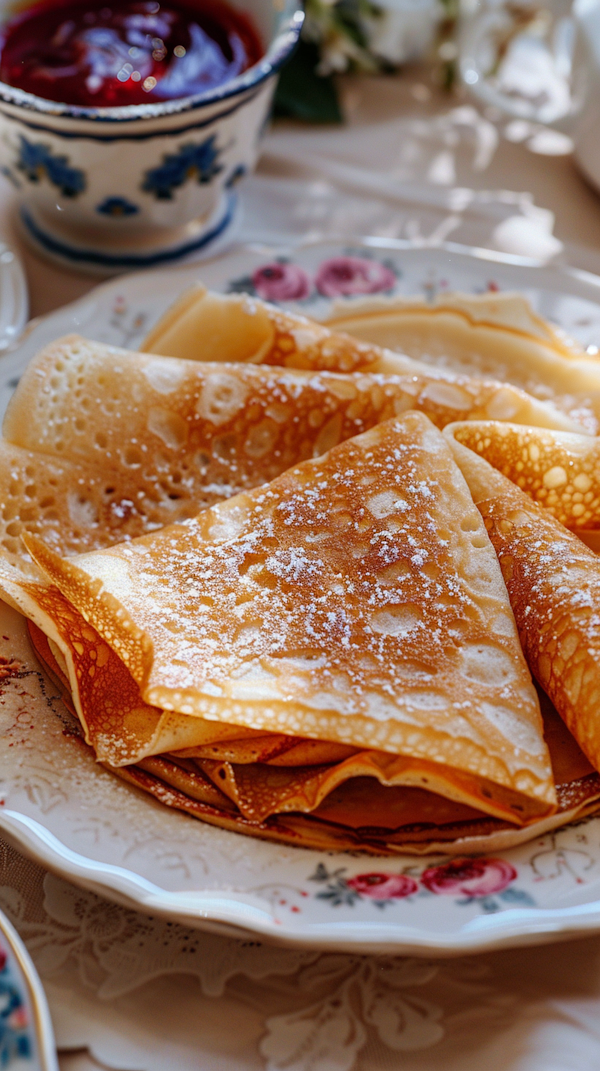 Elegant Morning Crepes