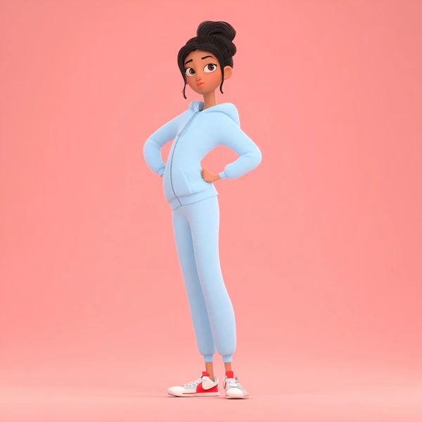 Stylized Woman Portrait