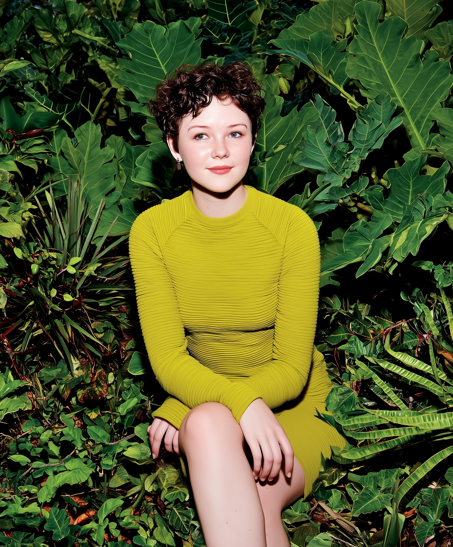 Serene Woman in Nature