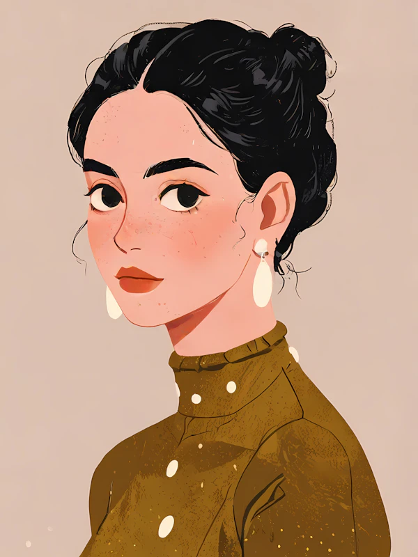 Stylized Woman Illustration