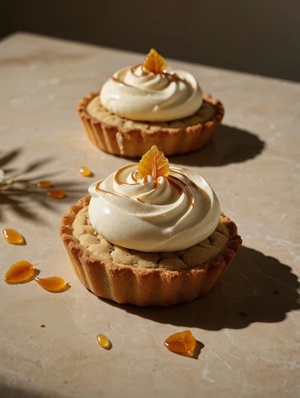 Elegant Caramel Tarts