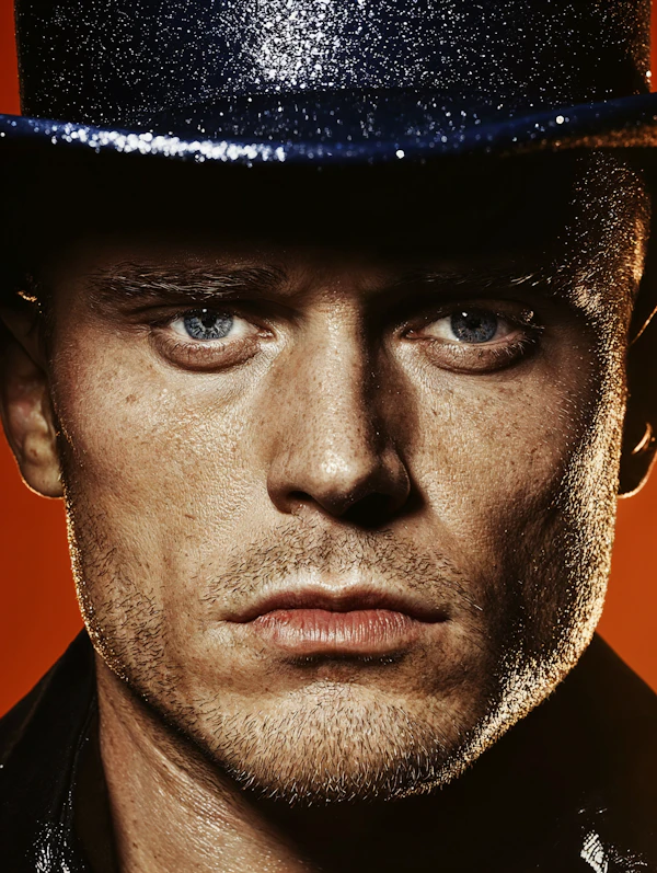 Rugged Portrait Close-Up