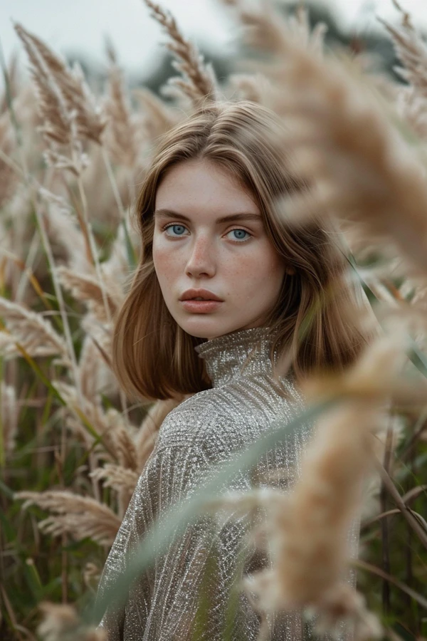Serene Woman in Nature
