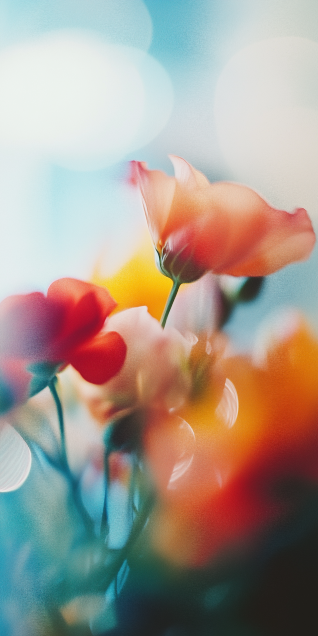 Ethereal Flowers Close-Up