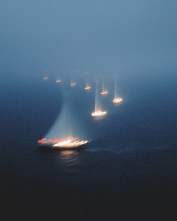 Ethereal Light Streaks