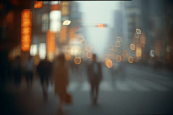 Twilight Urban Scene