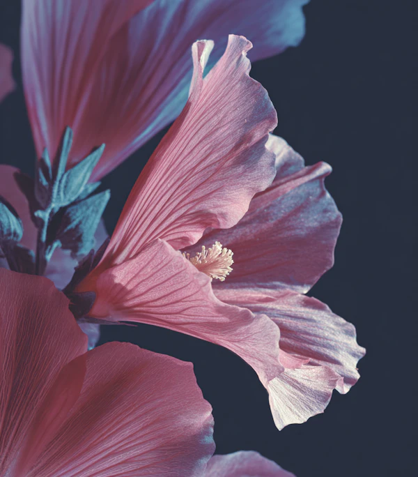 Close-Up Hibiscus Blooms